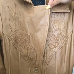 VINTAGE GUESS LEATHER JACKET